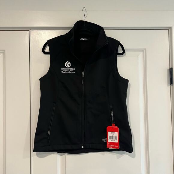 NWT Women's North Face Ridgeline SS Vest‎ in Black with Company Logo Size M - Picture 1 of 9